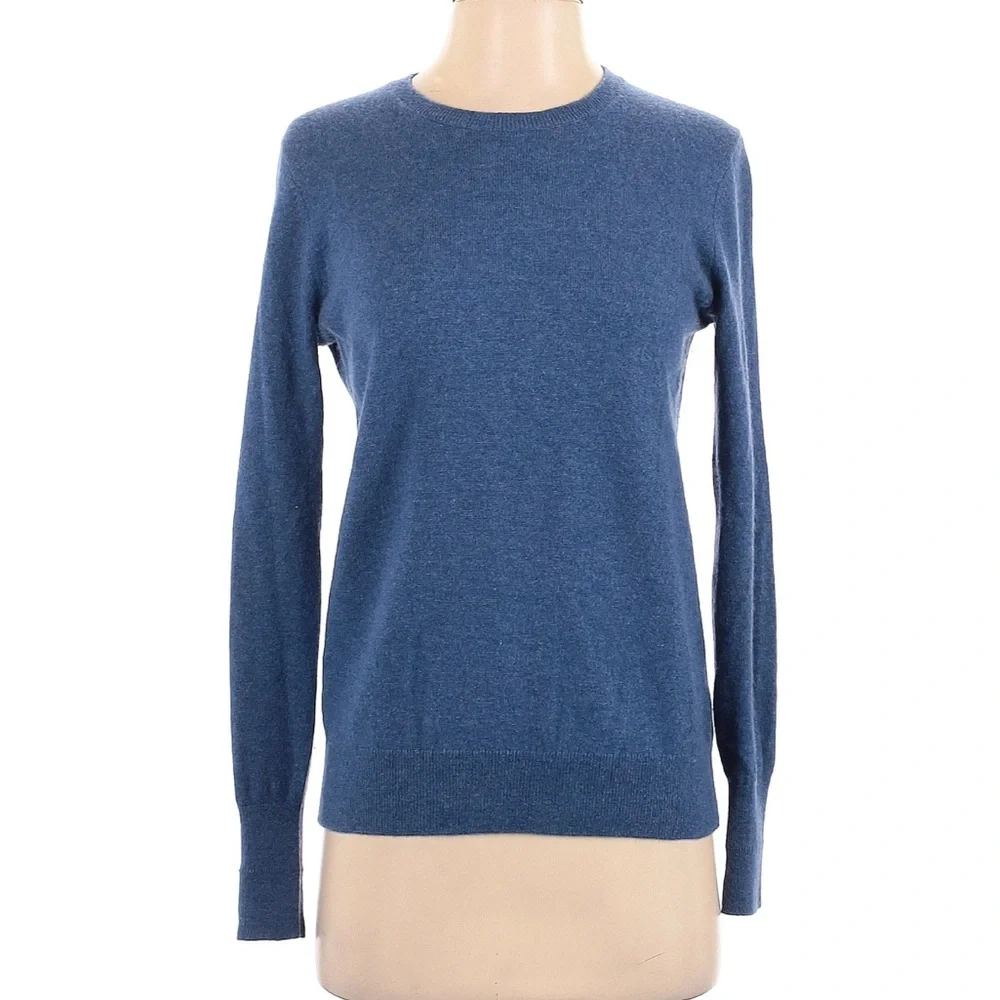 Everlane cashmere blue crew sweater - Picture 1 of 3